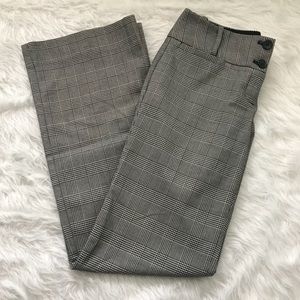 The Limited Plaid Career Drew Fit SZ 2 Pants Boot